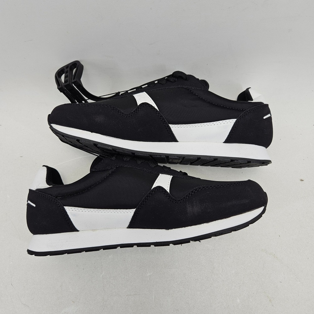 Avia Retro Jogger Black White Memory Foam Sneakers WMAV21JT001 Womens 7 NEW - Picture 4 of 15
